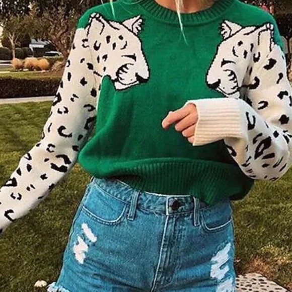 MINKPINK Sweaters - MINKPINK leopard sweater